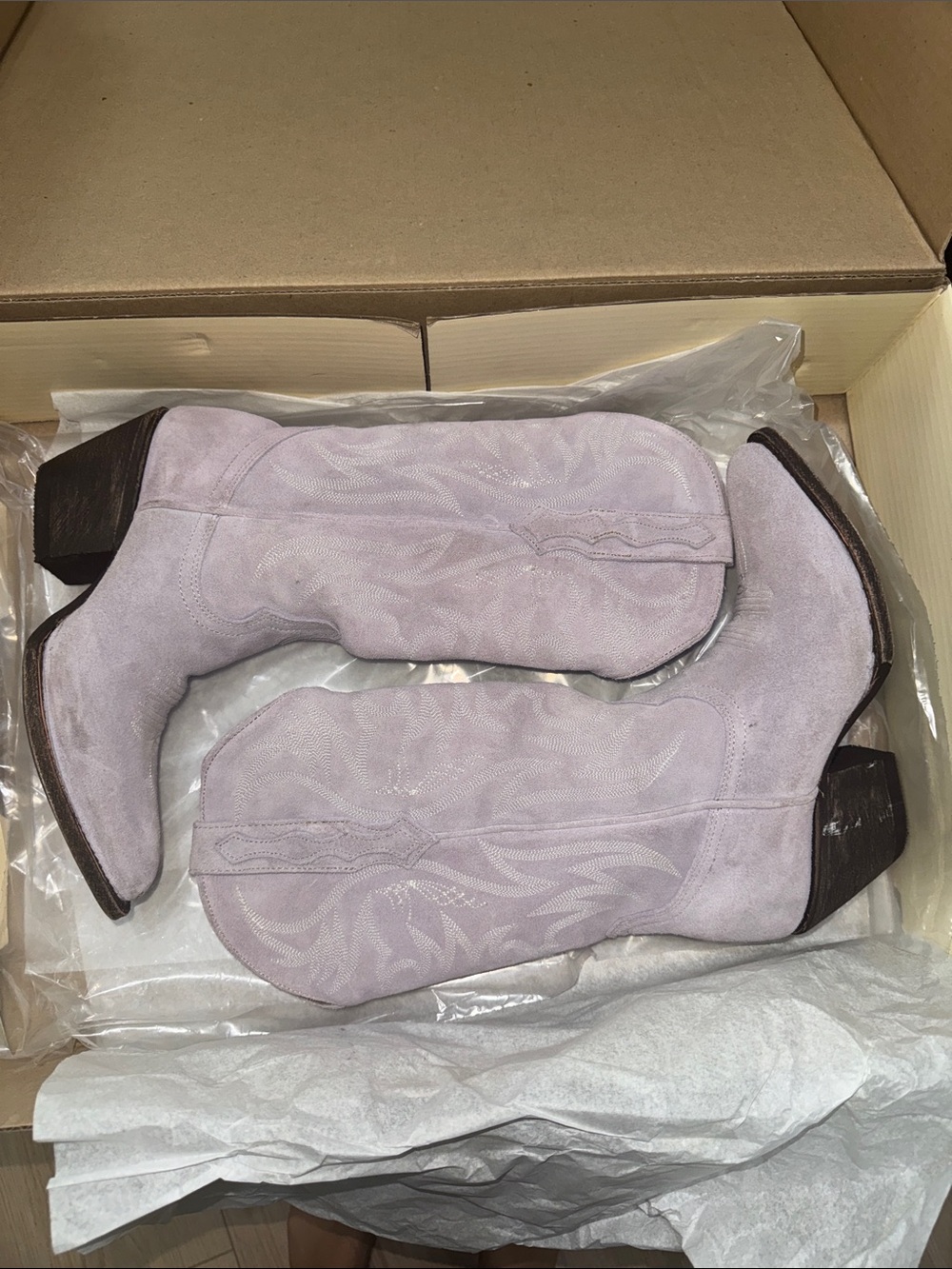 Idyllwind Lavender Suede Western Boots